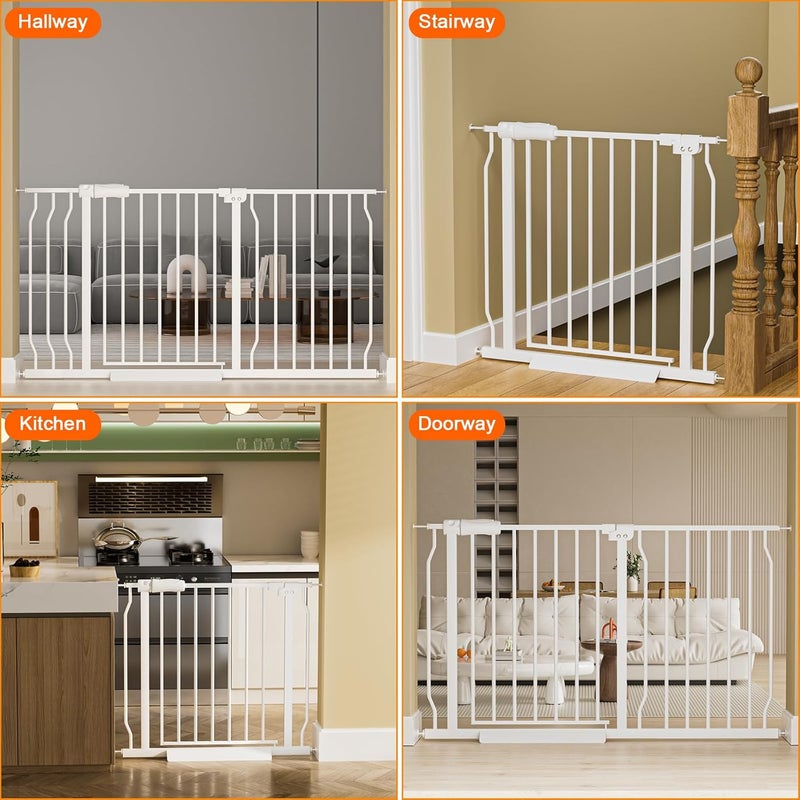 HOOOEN Extra Wide Baby Gate 48-53 Inch - Image 5